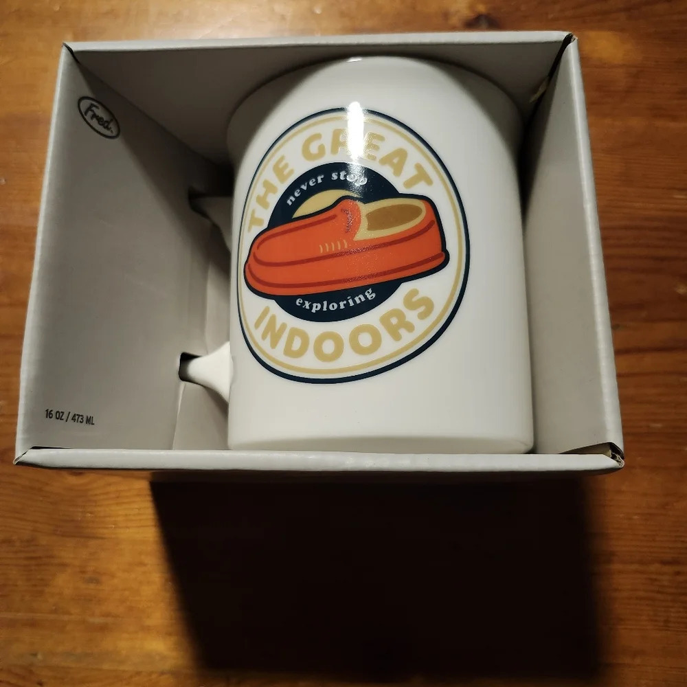 Genuine Fred coffee mug the great indoor